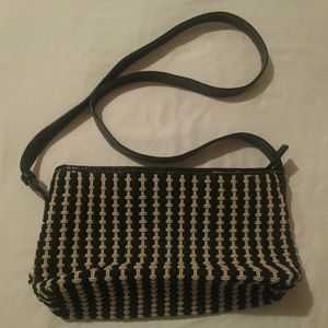 Liz Claiborne Handbag, Black & White
